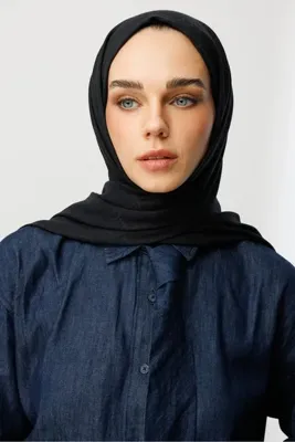 Mooncorn Füme Yün İpek Şal