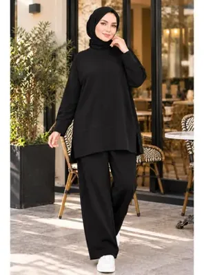 Benguen Salaş Kesim İkili Takım N8322 Siyah