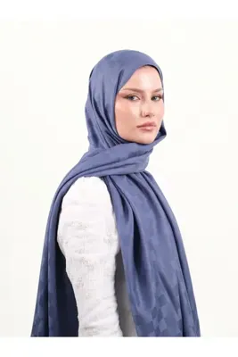 Armine Viskon Şal Soft Mavi-01