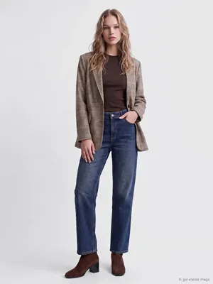 LCW Jeans Straight Fit Kadın Jean Pantolon
