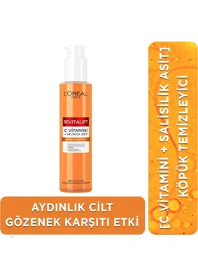 L'Oréal Paris Revitalift Clinical Vitamini + Salisilik Asit, Köpük Temizleyici