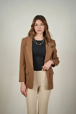 AD Fashion Balık Sırtı Ceket