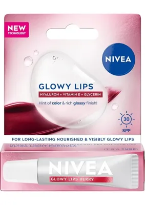 Lexroo SPF30 Glowy Lips Berry Nemlendirici Dudak Parlatıcısı ve Bakım Kremi 10 Ml,hyaluronik Asit E