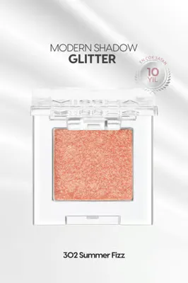 MISSHA Kalıcı, Topaklanma Yapmayan, Simli Tekli Far Modern Shadow Glitter (302 Summer Fizz)