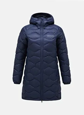 Peak Performance Lacivert Kadın Kapüşon Yaka Mont G79627010_W Helium Down Parka