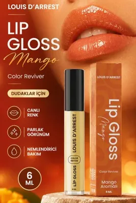 Louis DArrest Mango Aromalı Dudak Dolgunlaştırıcı Ve Parlatıcı Lip Gloss
