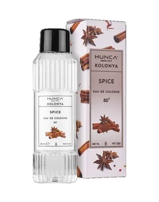 Hunca 80 Derece Spice Tarçın EDC Kolonya Pet Şişe 400 ML