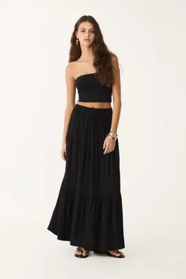 Stradivarius Fitilli Midi Etek