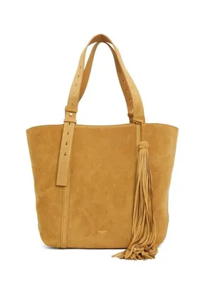 Golden Goose Karamel Süet Alışveriş Çantası
