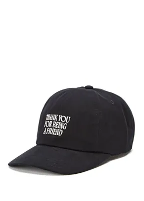 Ami Paris Friend Siyah Slogan Nakışlı Kadın Şapka
