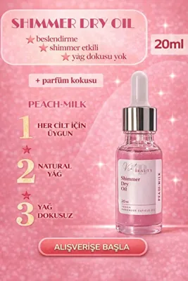 VIOLA BEAUTY Shimmer Dry Oil - Kuru Yağ "Tırnak ve Tırnak Eti Yumuşatıcısı Kütikül Bakım Yağı 20 ml Simli