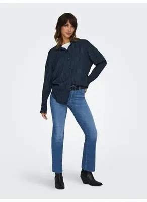 ONLY Kadın Flared Fit Normal Bel Jean Pantolon - 15340941