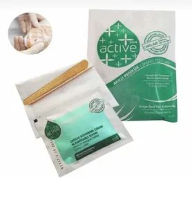 Active TEK KULLANIMLIK KİŞİYE ÖZEL HİJYENİK SUSUZ PEDİKÜR SETİ 50 ADET'Lİ PAKET