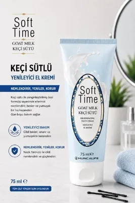 Huncalife Soft Time Keçi Sütlü Yağlı Yenileyici El Kremi 75 ml 8690973704535