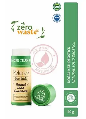 Relance Roll On Deo Balm Stick  Doğal Koltuk Altı Katı Deodorant Vegan Unisex (Eucalyptus) 50 G