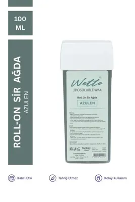 Wetto Professional Kartuş Ağda Azulen(YEŞİL) 100 ml