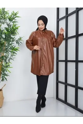 MÇmoda Deri Gömlek