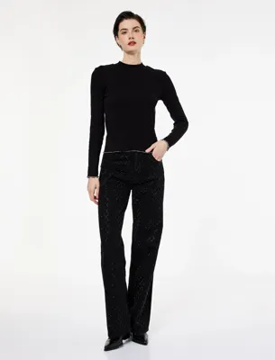 Koton Pamuklu Uzun Kollu Hafif Dik Yaka Slim Fit Tişört