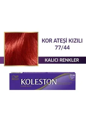 Wella Koleston Single Tüp Saç Boyası 77/44 Kor Ateşi Kızılı