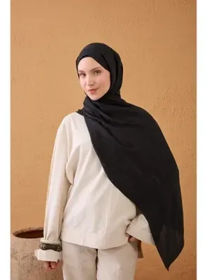 Silk Home Naia Pamuk Şal Lyra Siyah
