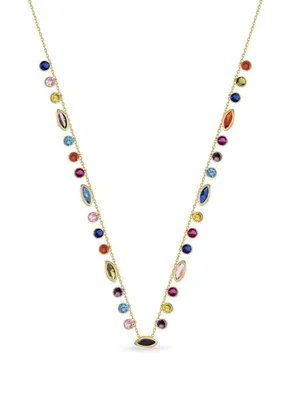 Orena Jewelry Rainbow Knot 14 Ayar Altın Kadın Kolye