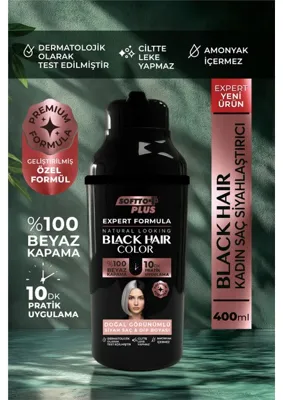 Softto Plus Expert Woman Black Hair Color / Siyah / Kadınlara Özel Yeni Formül