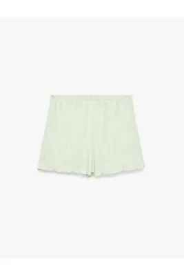 Koton Beli Lastikli Modal Kumaş Kaşkorse Şort Pijama Altı