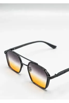 Eyemood Unisex Pilot Güneş Gözlüğü Siyah Çerçeve Degrade Cam Barcelos C26