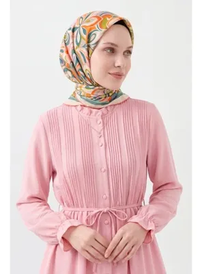 Silk Home Velora Eşarp Aura Floral Petrol Mavisi
