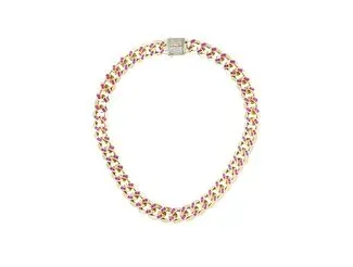 Ema Jewellery Altın Yakut Taşlı Gurmet Zincir