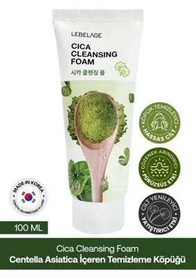 Lebelage Cica İçeren Yatıştırıcı Temizleme Köpüğü Lebelage Cica Cleansing Foam