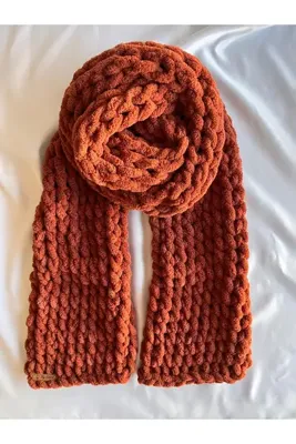 CreativeCraft Peluş Atkı, Örgü Atkı, Atkı