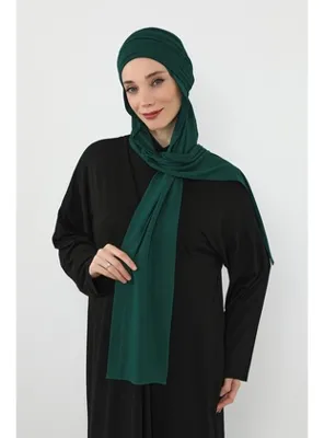 Aisha's Design Penye Boneli Hazır Penye Şal İkili Takım,PS-57 Yeşil