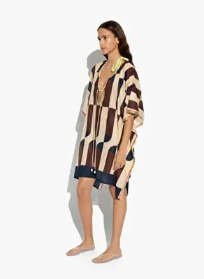Parfois Kadın Desenli Pamuklu Kaftan