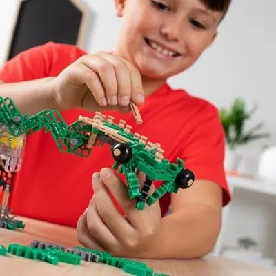 Diğer Basic Fun 12468 Osaurus K'nex Classics 255 Pc/ 2 Model-k'nexosaurus Rex Yapı Seti Motorlu , Çok Renkli
