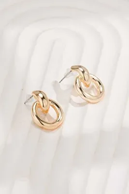 MRK İçİçe Halka Mini Küpe