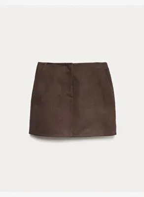 Marks & Spencer Süet Mini Etek