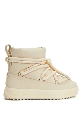 Moncler Bej Kadın Kar Botu
