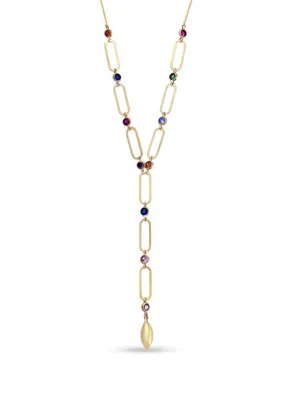 Orena Jewelry Nexia Taş Detaylı 14 Ayar Altın Kadın Kolye