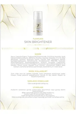 Oxo Global Flawless Skin Brightener | Cilt Aydınlatıcı