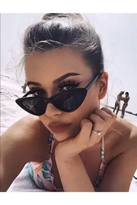 Cestello Cat Eye Siyah Güneş Gözlüğü
