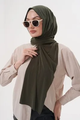 Ritagarcia Çıtçıtlı Büzgülü Tesettür Şal