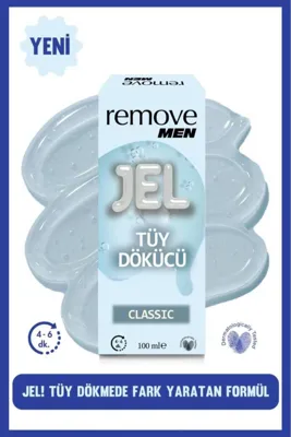 Remove Jel Tüy Dökücü Men Classic 100 ml