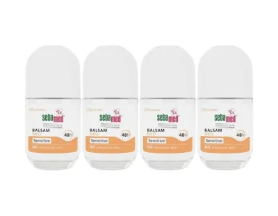 Sebamed Deodorant Roll-on 50ml Balsam Hassas/sensitive 4 Lü Set