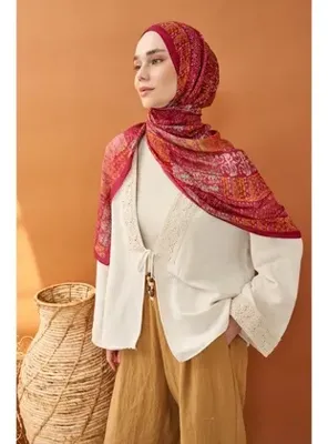 Silk Home Riva Şal Tencel Terra Koyu Pembe