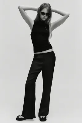 H&M Bol Paça Saten Pantolon