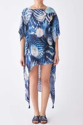 Roman Desenli Asimetrik Kimono Standart Renk Y1984305_089