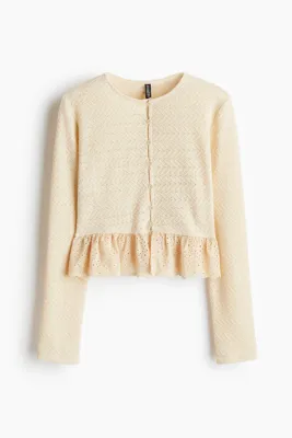 H&M Peplumlu Hırka