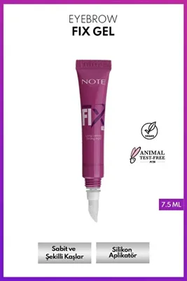 Note Cosmetics Eyebrow Fix Gel Şeffaf Kaş Sabitleyici ve Şekillendirici Jel - Şeffaf