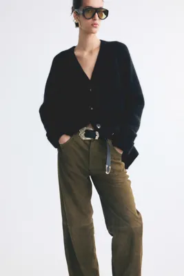 H&M Tiftik Karışımlı Oversize Hırka